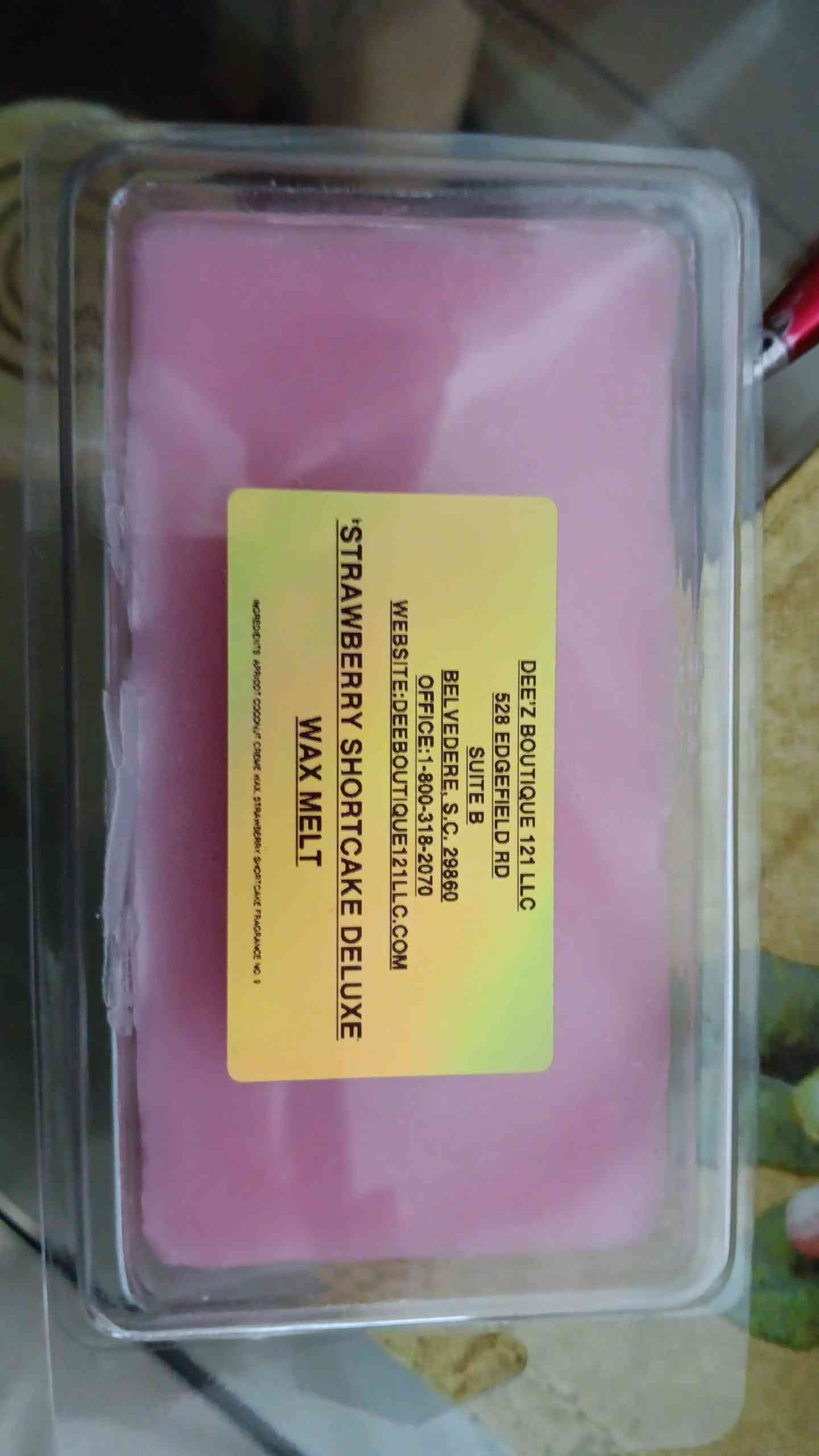 Strawberry Shortcake Deluxe Wax Melt