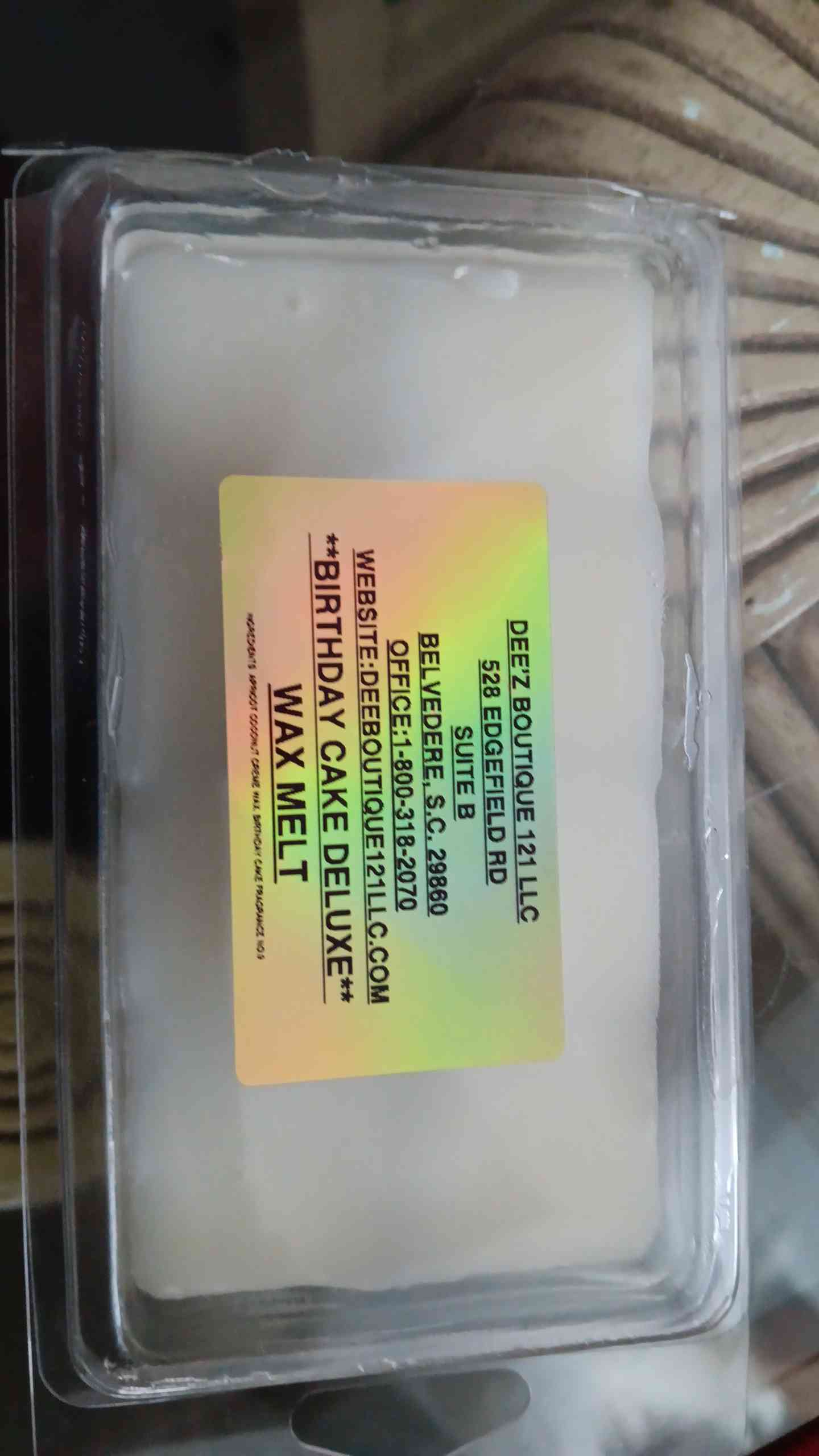 Birthday Cake Deluxe Wax Melt